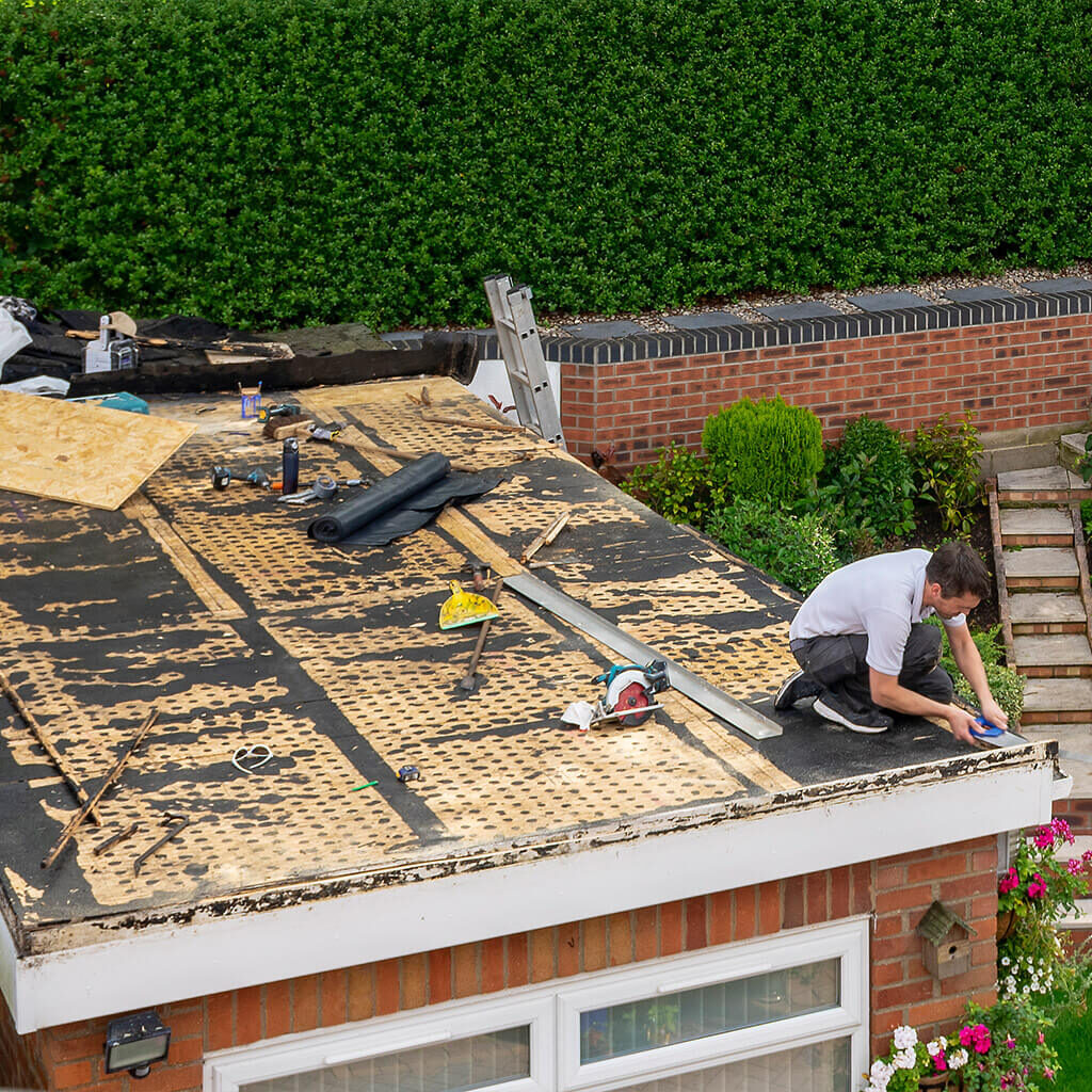 Branscombe flat roofing