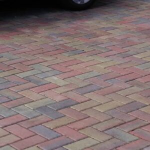 Cullompton grey block paving