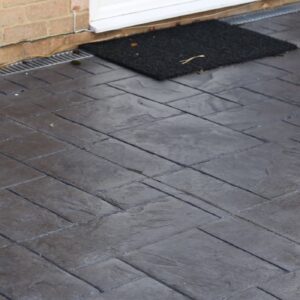 Stamped concrete driveway Sidmouth